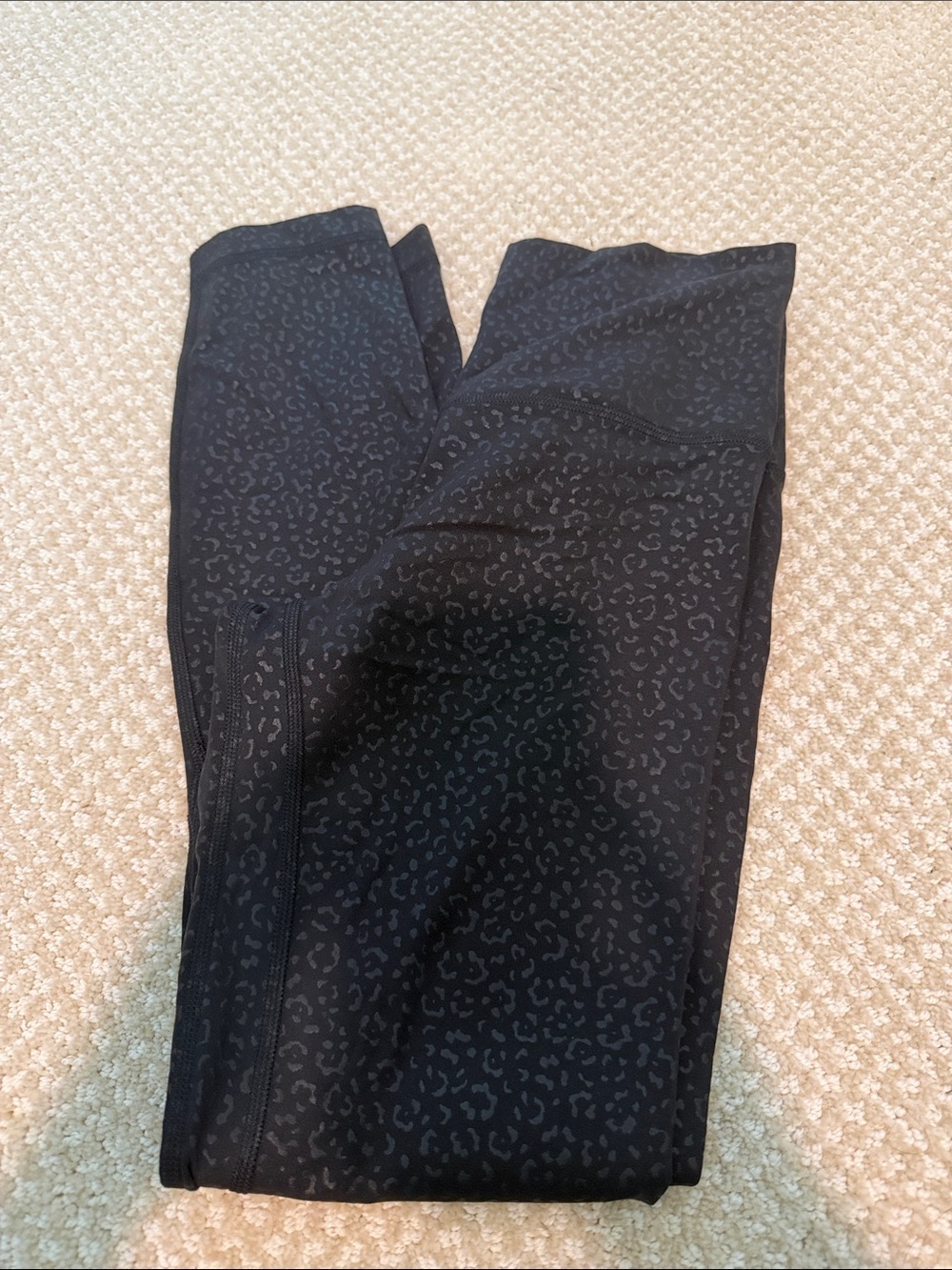 lululemon athletica Black Subtle Leopard Print Leggings